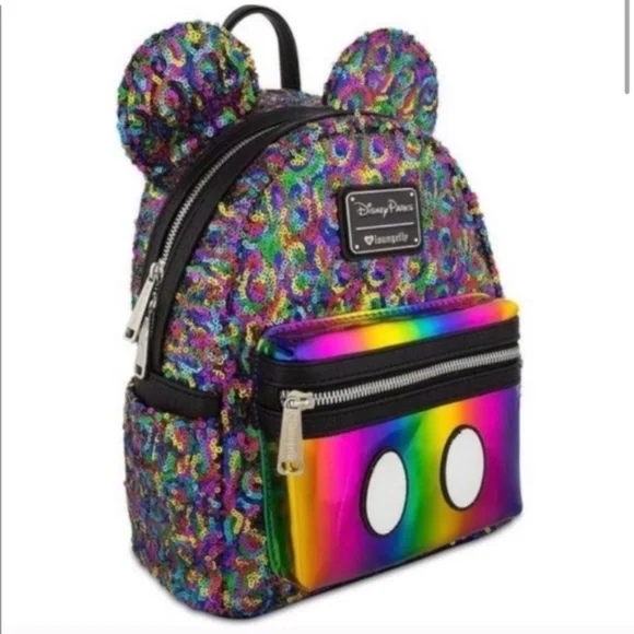 Disney Loungefly 🌈 Sequined Mini Backpack